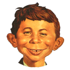 Alfred E Neuman - What me worry? from Mad Magazine 